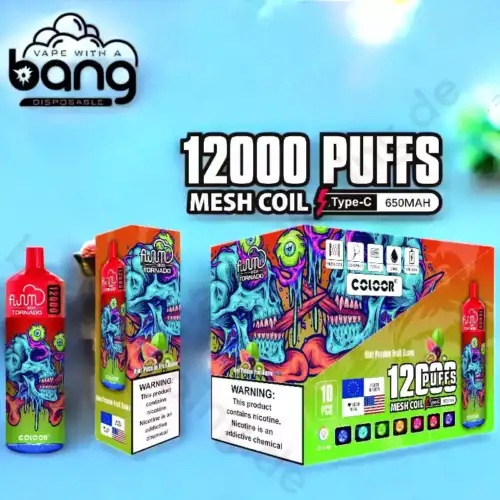 BANG FLUUM Box 12000 Puffs Type-C chargingVape