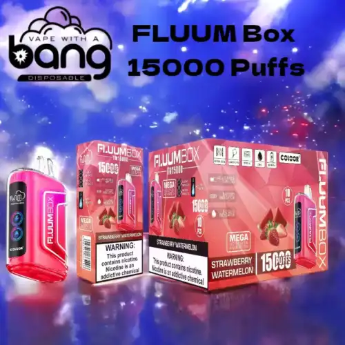 BANG FLUUM Box 15000 Puffs – Vielseitig und Langlebig