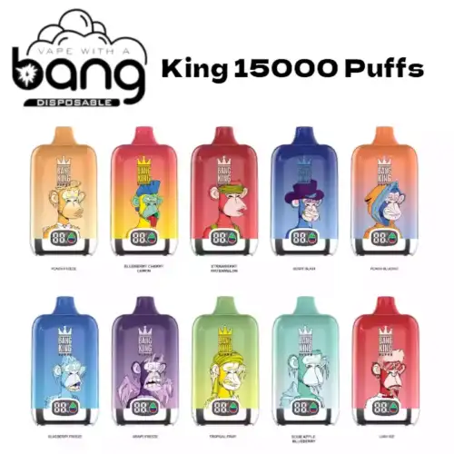 BANG King 15000 Puffs LED Disposable Vape
