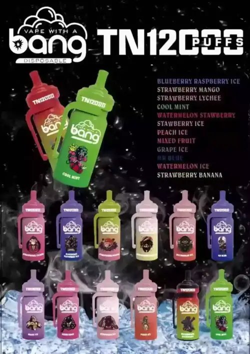 Bang Tn 12000 Puffs Disposable Vape Wholesale